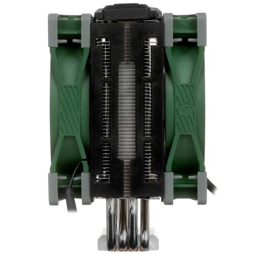 Купить Кулер для процессора Thermaltake TOUGHAIR 510 Racing Green [CL-P075-AL12RG-A]  5006401. Характеристики, отзывы и цены в Донецке