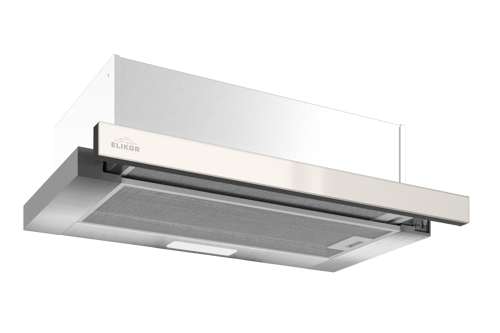 Купить Вытяжка телескопическая Elikor Интегра Glass 50Н-400-В2Д серебристый/бежевый  1184240. Характеристики, отзывы и цены в Донецке