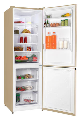 Купить Холодильник с морозильником  Nordfrost RFC 350D NFYm бежевый  9069203. Характеристики, отзывы и цены в Донецке