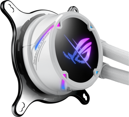 Купить Система охлаждения ASUS ROG STRIX LC II 240 ARGB  белая  5625087. Характеристики, отзывы и цены в Донецке