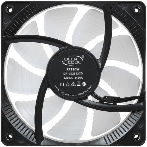 Купить Вентилятор DEEPCOOL RF120W [DP-FLED-RF120-WH]  1352803. Характеристики, отзывы и цены в Донецке
