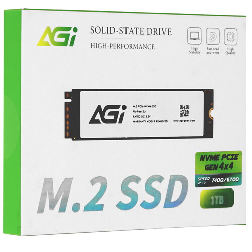 Купить 1000 ГБ M.2 NVMe накопитель AGI AI828 [AGI1T0G44AI828]  5470609. Характеристики, отзывы и цены в Донецке