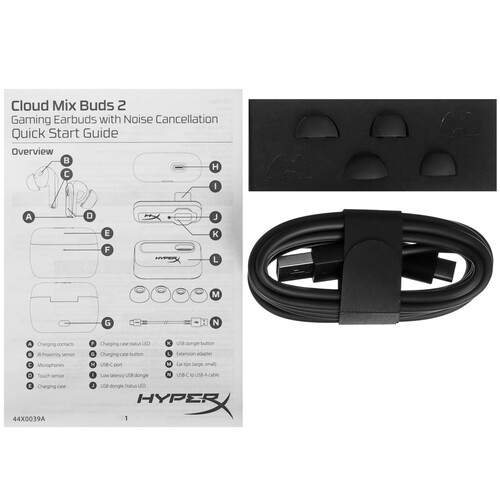 Купить Наушники TWS HyperX Cloud MIX Buds 2 черный 2024  5606300. Характеристики, отзывы и цены в Донецке