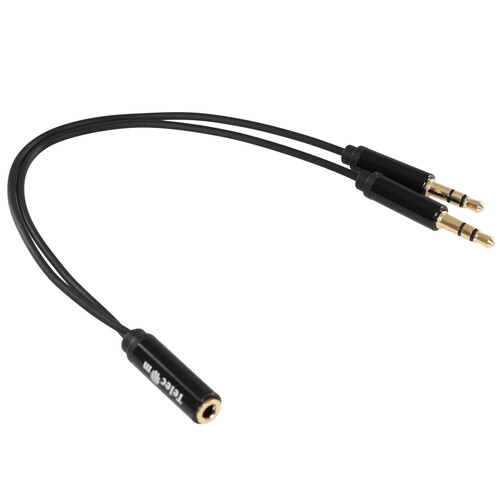 Купить Кабель   Telecom jack 3.5 мм х2 шт. - jack 3.5 мм черный  5602578. Характеристики, отзывы и цены в Донецке