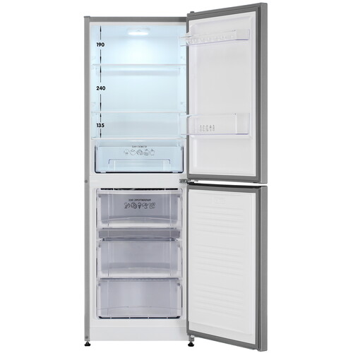 Купить Холодильник с морозильником   NORD NRB 151 S серебристый  9293985. Характеристики, отзывы и цены в Донецке