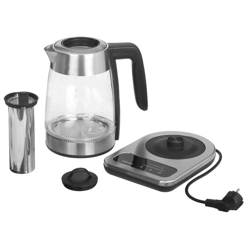 Купить Электрочайник DEXP DK-1805DT серебристый  9210622. Характеристики, отзывы и цены в Донецке