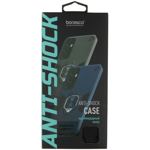 Купить Накладка  BoraSCO Anti-Shok Case для POCO F6 Pro черный  5601778. Характеристики, отзывы и цены в Донецке