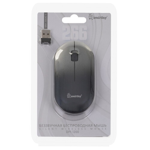 Купить Мышь беспроводная Smartbuy 266AG [SBM-266AG-K] черный  9190263. Характеристики, отзывы и цены в Донецке