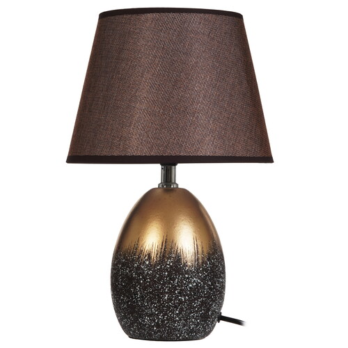 Купить Настольный светильник RISALUX Лиднер коричневый  9176766. Характеристики, отзывы и цены в Донецке