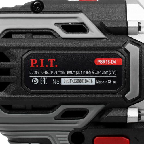 Купить Дрель-шуруповерт PIT PSR18-D4  9040278. Характеристики, отзывы и цены в Донецке