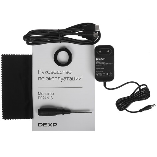 Купить 23.8" Монитор DEXP DF24N1S черный  9205660. Характеристики, отзывы и цены в Донецке