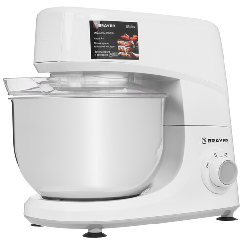 Купить Миксер Brayer BR1504 белый  9211242. Характеристики, отзывы и цены в Донецке