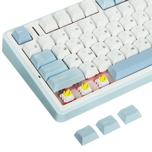 Купить Клавиатура проводная + беспроводная AULA F75  5626789. Характеристики, отзывы и цены в Донецке