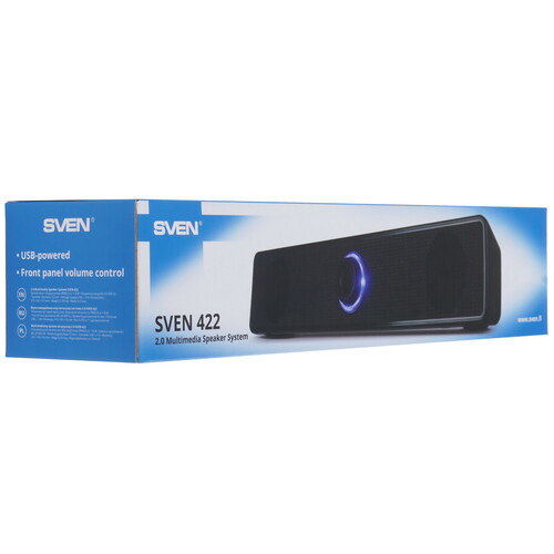 Купить Саундбар SVEN 422 черный  9199795. Характеристики, отзывы и цены в Донецке