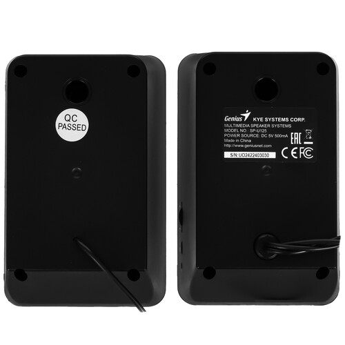 Купить Колонки Genius SP-125U черный  9140313. Характеристики, отзывы и цены в Донецке