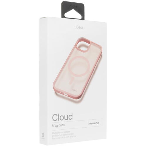 Купить Накладка  uBear Cloud Mag Case для Apple iPhone 15 Plus розовый  5460624. Характеристики, отзывы и цены в Донецке