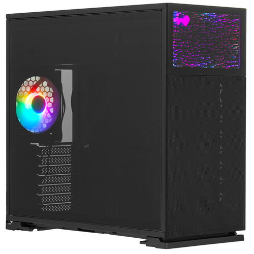 Купить Корпус InWin N127 Nebula [IW-CS-N127BLK-1AL120] черный  5435266. Характеристики, отзывы и цены в Донецке