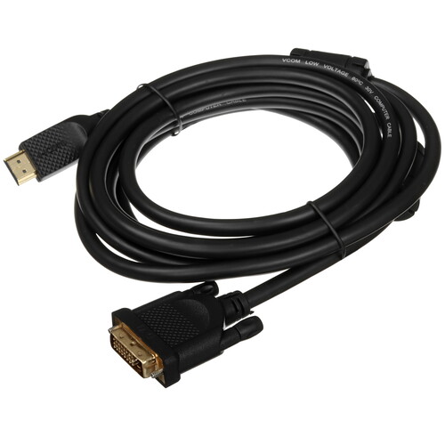 Купить Кабель  VCOM HDMI - DVI-D, 3 м  5602517. Характеристики, отзывы и цены в Донецке