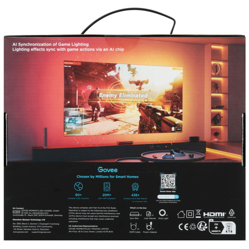 Купить Подсветка для телевизора Govee Smart AI Sync Box Kit H8604  5606644. Характеристики, отзывы и цены в Донецке