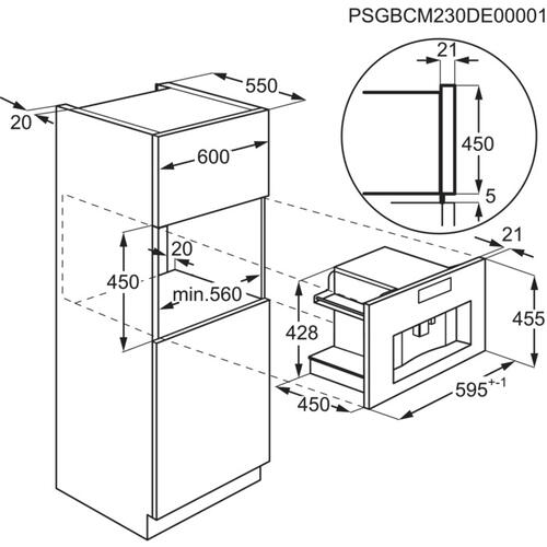 Купить Встраиваемая кофемашина AEG KKK994500T черный  9031702. Характеристики, отзывы и цены в Донецке
