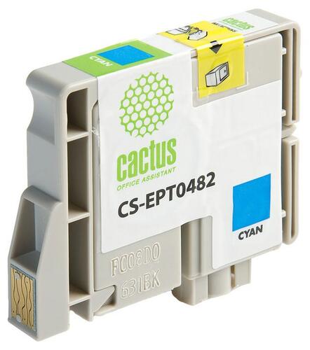 Купить Картридж Cactus CS-EPT0482 голубой  7930542. Характеристики, отзывы и цены в Донецке