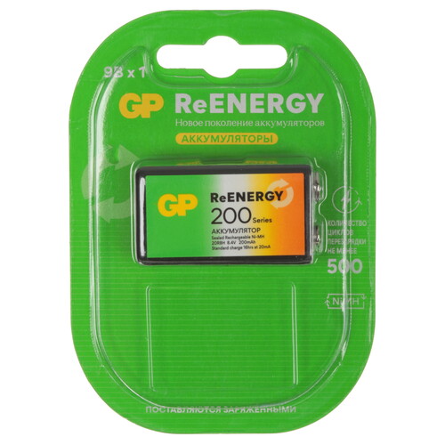 Купить Аккумулятор GP 20R8HRGY 200 мА*ч  5629958. Характеристики, отзывы и цены в Донецке