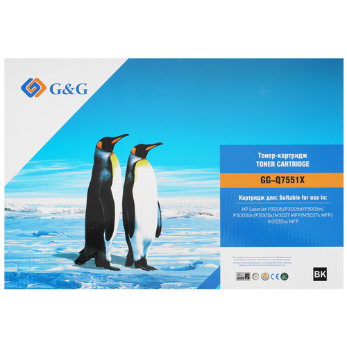 Купить Картридж лазерный G&G GG-Q7551X черный  5497813. Характеристики, отзывы и цены в Донецке