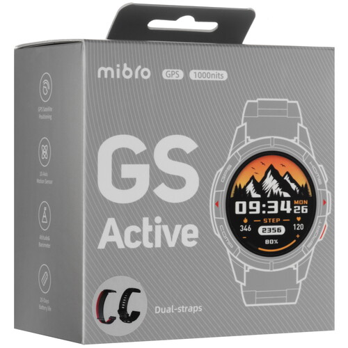 Купить Смарт-часы Mibro GS Active + доп. ремешок  5602921. Характеристики, отзывы и цены в Донецке