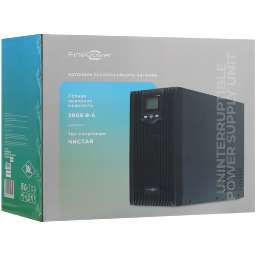 Купить ИБП FinePower IEC LCD 3000VA  5494294. Характеристики, отзывы и цены в Донецке