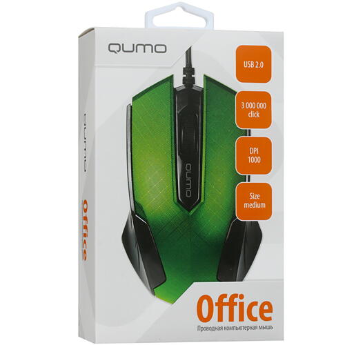 Купить Мышь проводная QUMO Office M14  4827140. Характеристики, отзывы и цены в Донецке