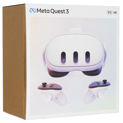 Купить Система виртуальной реальности Meta Quest 3 белый  5435584. Характеристики, отзывы и цены в Донецке