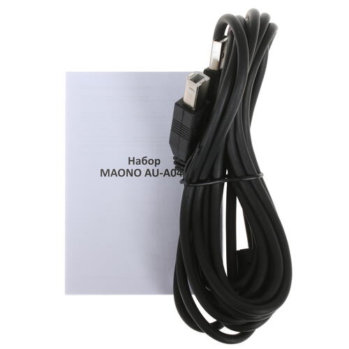 Купить Микрофонный комплект Maono AU-A04T черный  1641166. Характеристики, отзывы и цены в Донецке