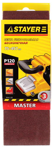 Купить Шлифовальная лента Stayer MASTER 35441-120  1069199. Характеристики, отзывы и цены в Донецке