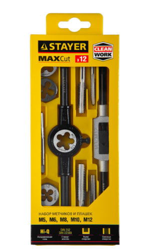 Купить Набор метчиков STAYER 28012-H12_z01  9109044. Характеристики, отзывы и цены в Донецке