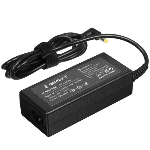 Купить Адаптер питания сетевой Gembird NPA-AC20  9178331. Характеристики, отзывы и цены в Донецке