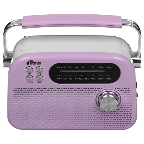 Купить Радиоприемник Ritmix RPR-045 сиреневый  9282251. Характеристики, отзывы и цены в Донецке