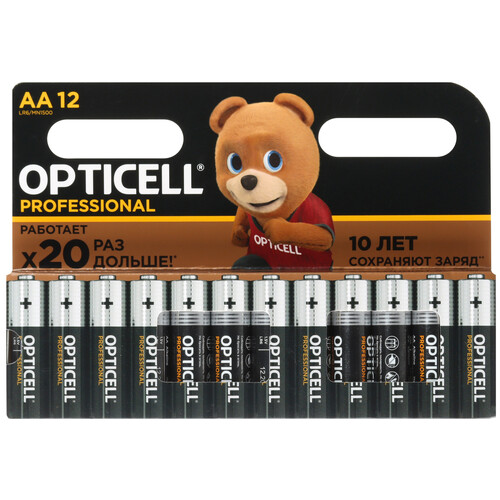 Купить Батарейка Opticell Professional AA (LR6/ER14505/FR6/R6P)  5443885. Характеристики, отзывы и цены в Донецке