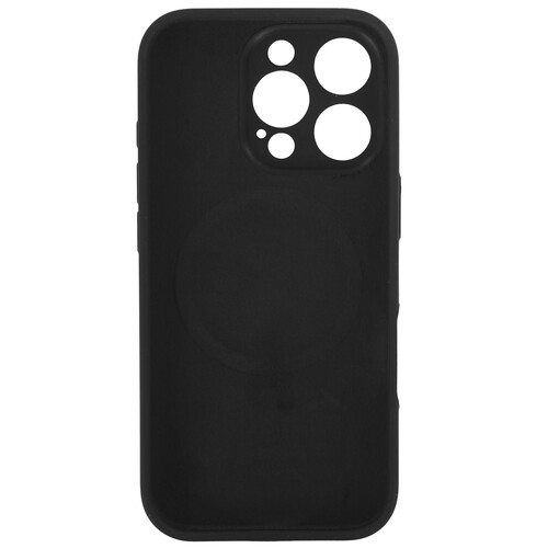 Купить Накладка  Zibelino Soft Case для Apple iPhone 16 Pro черный  9273723. Характеристики, отзывы и цены в Донецке