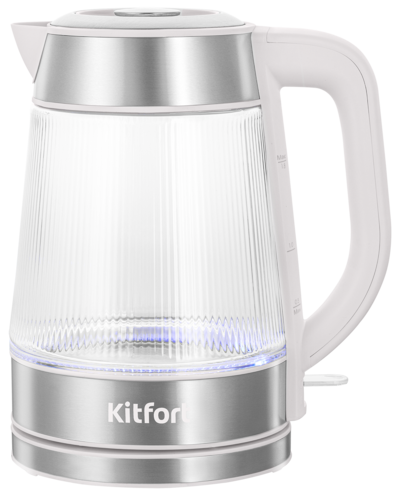 Купить Электрочайник Kitfort КТ-8709 серебристый  9269917. Характеристики, отзывы и цены в Донецке