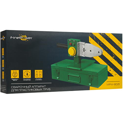 Купить Сварочный аппарат для полипропиленовых труб FinePower MPW-80/5  4874710. Характеристики, отзывы и цены в Донецке
