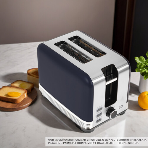 Купить Тостер BQ T1000 синий  5350307. Характеристики, отзывы и цены в Донецке