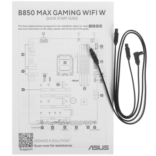 Купить Материнская плата ASUS B850 MAX GAMING WIFI W  5625215. Характеристики, отзывы и цены в Донецке