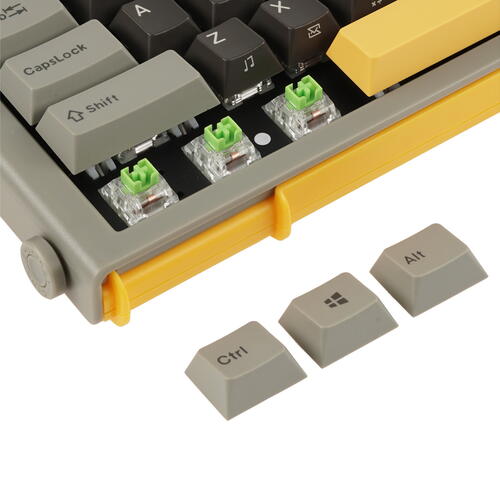 Купить Клавиатура  проводная + беспроводная Shurikey Gear Hanzo SKB65 Theme 001  5415365. Характеристики, отзывы и цены в Донецке