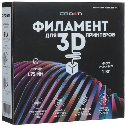 Купить Пластик CROWN CM-FILPLASD011PG  9229260. Характеристики, отзывы и цены в Донецке