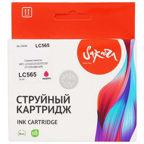 Купить Картридж Sakura LC565M пурпурный  9159191. Характеристики, отзывы и цены в Донецке