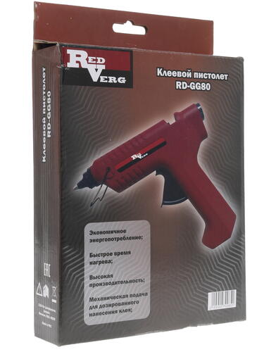 Купить Клеевой пистолет RedVerg RD-GG80  1149270. Характеристики, отзывы и цены в Донецке