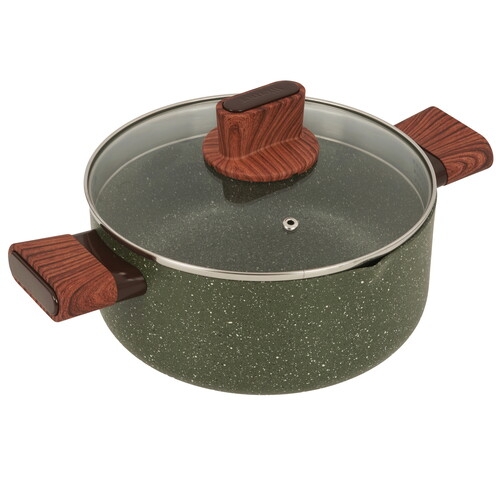 Купить Кастрюля Werner Organic Forest style 51458 3.5 л 22 см зеленый  9223372. Характеристики, отзывы и цены в Донецке