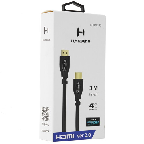Купить Кабель  Harper HDMI - HDMI, 3 м  4882017. Характеристики, отзывы и цены в Донецке