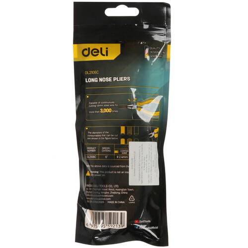 Купить Пассатижи Deli DL2106C  9308418. Характеристики, отзывы и цены в Донецке