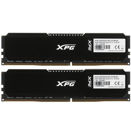 Купить Оперативная память ADATA XPG GAMMIX D20 [AX4U320032G16A-DCBK20] 64 ГБ  4847401. Характеристики, отзывы и цены в Донецке